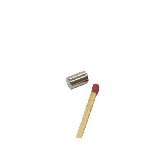 Ímã de neodímio 6,35x10 mm - N42